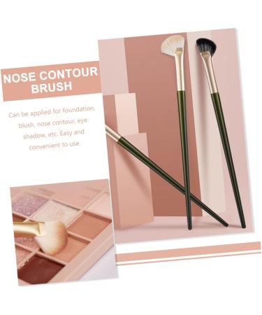 WOFASHPURET 4pcs Nose Shadow Brush Contour Brush Angled Eyebrow Eyeshadow Angled Makeup Brush Accessories Flat - Buy Online on GoSupps.com