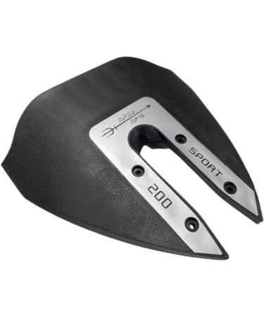 UAN Marine HD200 Hydrofoil Stabilizer | For Boat Outboards 8-40 HP | Premium Black Plastic - Buy Online on GoSupps.com
