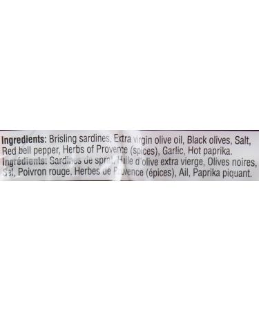 King Oscar Brisling Sardines in Extra Virgin Olive Oil Mediterranean Style 106 Gram Cans (Pack of 12) Sardines Mediterranean Style 106 g (Pack of 12) - Buy Online on GoSupps.com