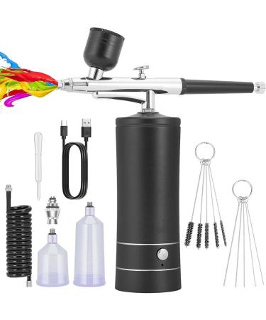 Glimpsesun Airbrush KIT Portable Airbrush Automatically Handles Model Painting Nails Makeup B