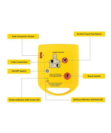 Mini AED Trainer XFT Portable AED Training Kit - English AED Training Device (XFT-D0009) - Buy Online on GoSupps.com