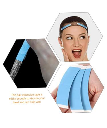 FRCOLOR 32 Pcs Lace Hair Block Film & Invisible Tape for Women's Wigs - Blue Wig Tapes for Seamless Support - Buy Online on GoSupps.com