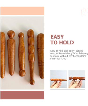 Buy Gleavi 3-in-1 Foot & Neck Massage Device | Wooden Thai Massage Tools for Reflexology & Trigger Point Relief - Buy Online on GoSupps.com