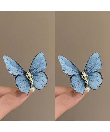 Sweet Hair Clip Stylish Butterfly Hairpin Fashionable Hair Barrette Delicate Hair Jewelry Hair Ornaments Women Girl Butterfly Hairpin 1 x Purple Butterfly - Buy Online on GoSupps.com