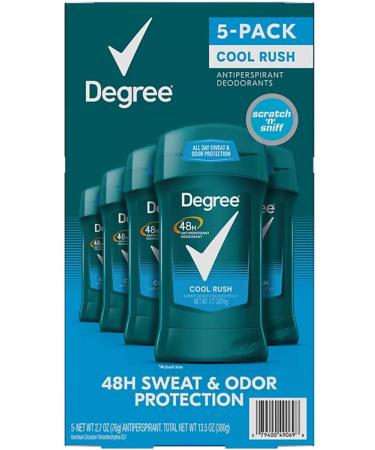 Degree Men Dry Protection Antiperspirant Cool Rush (2.7 oz 5 pk.)
