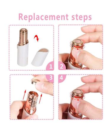 PcleasureCD Facial Hair Remover Replacement Heads - Painless 18K Gold-Plated Blades for Women's Touch and Smooth Finish - Buy Online on GoSupps.com