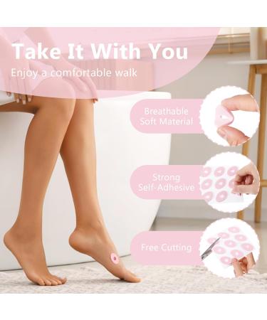 Sibba Callus Cushions - 72 Pcs Round Foam Padding for Corn Removal Waterproof Self-Stick Adhesive Pads for Blisters & Sore Spots - Soft Foot Stickers for Comfort - Buy Online on GoSupps.com