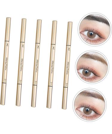 Gogogmee 5pcs Double Ended Eyebrow Pencil Double End Eyebrow Pen Eyebrow Pens Waterproof Eyebrow Pen Plastic - Buy Online on GoSupps.com