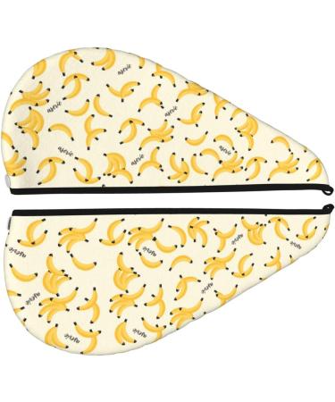 Banana Microfiber Hair Towel Wrap - Super Absorbent Coral Velvet Quick Dry for Women | Ideal for Long Curly & Thick Hair - Buy Online on GoSupps.com
