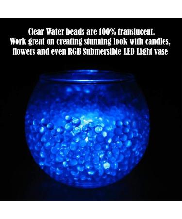 20,000 SooperBeads Clear Vase Filler Gems for Wedding Centerpieces & Decor - Water Growing Gel Pearls for Plants, Sensory Play & more - Buy Online on GoSupps.com