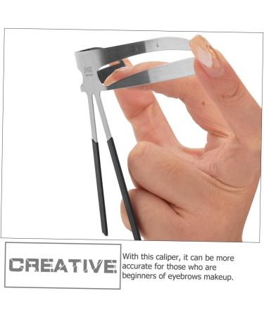 FOMIYES Microblading Line Marker Eyebrow Ruler for Girl Measuring Ruler Equally Divided Template Ruler - Buy Online on GoSupps.com