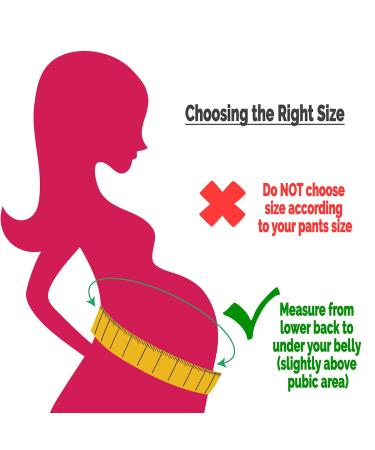 Neotech Care Maternity Pregnancy Support Belt - Back Abdomen Belly Band (Size S, Charcoal Black) - Buy Online on GoSupps.com