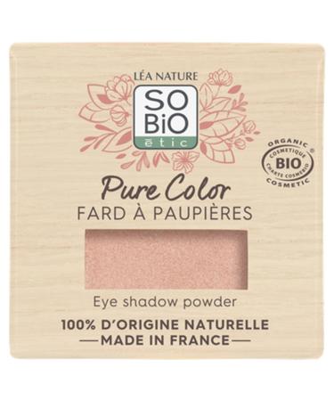 SO'BiO tic - Fard Paupi res Pure Color Bio - 04 Rose Tendresse