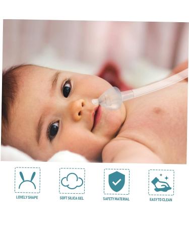 Healvian Baby Nasal Aspirator Suction Plates - 2pcs Infant Booger Removers for Nasal Cleaning - Baby Vacuum Pp Clearer Bulb Syringe - Buy Online on GoSupps.com