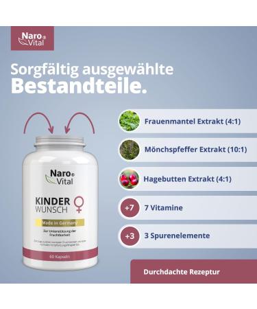 High-Dose Women's Folic Acid 800 g with Monk Pepper & Women's Mantle - 2-Month Supply (60 Capsules) | Natural Fertility Aid - Buy Online on GoSupps.com