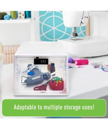 EZY DOSE Medication Lockbox - Secure Large Capacity Storage for Vitamins & Medications | BPA Free Food Safe Combination Lock - Shop Internationally - Buy Online on GoSupps.com