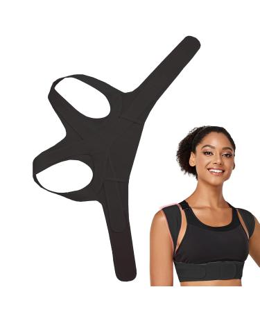 Spine Corrector - Adjustable Shoulder Brace for | Effective Back Corrector Braces for Women Men Black Large - Buy Online on GoSupps.com