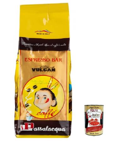 Italian Gourmet E.R. 3 x Gold Vulcan Grani Coffee Beans 500g + Polpa Italian Gourmet 500g
