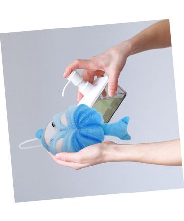 Hemoton Kids Bath Ball & Loofah Sponge - 2pcs Cartoon Bathing Skin Scrubber for Children - Gentle Body Wash Tool - Buy Online on GoSupps.com