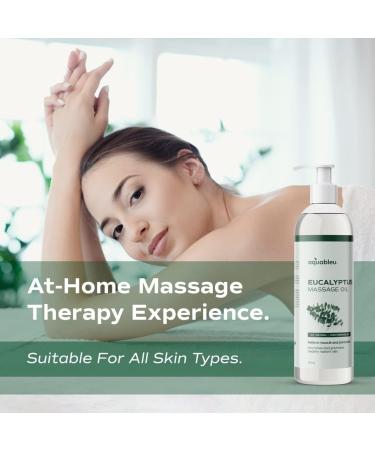 Eucalyptus Massage Oil 100% Pure - Natural Soothing Massage Therapy for Skin & Muscles - 12 fl oz All-Natural Relaxation for Men & Women - Buy Online on GoSupps.com