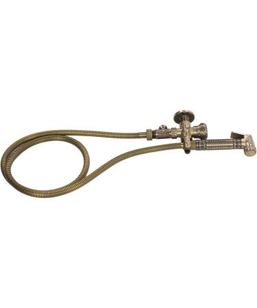 Antique Copper-Finish Toilet Spray Bidet Sprayer - G1/2 Interior & External Thread with Angle Valve - Einard - Buy Online on GoSupps.com
