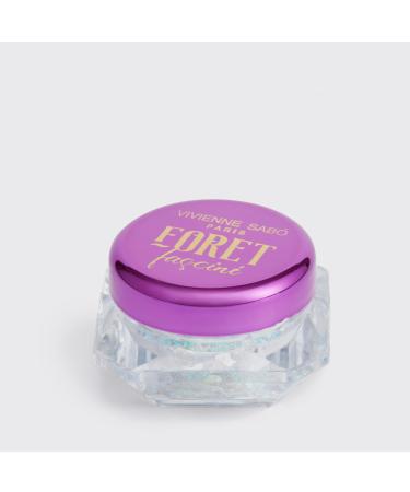 Vivienne Sab Vivienne Sab -Duochromic Glitter Gel Forest (with glitter particles in salad green purple and silver)