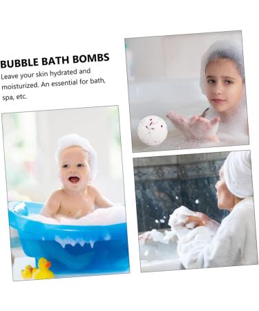  HAPINARY 2pcs bubble bath ball milk BIO pearl rose petals essential oil bombs bath bombs maker take bubble bath sea salt - Buy Online on GoSupps.com