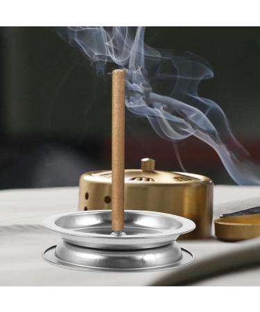 Beavorty Moxa Stick Burner Holder - Stainless Steel Metal Plate for Moxa Sticks & Incense Tablets - 2 Piece Set - Buy Online on GoSupps.com