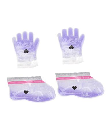 Beavorty 2paires Et Chaussettes De Th rapie Paraffine Lavande Pour Soins Des Mains Couverture De Spa Hydratante Pour Traitements De Beaut
