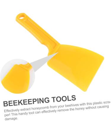 POPETPOP 3 Pcs Plastic Honey Spatula Honey Harvesting Tool Squeegee Honey Collecting Tool Beekeeping Supplies 20x10.5cm x3pcs Yellowx3pcs - Buy Online on GoSupps.com