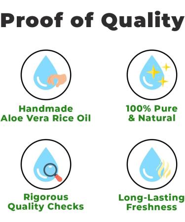 100% Pure & Organic Aloe Vera Rice Bran Oil for Hair Growth - Buy Online on GoSupps.com