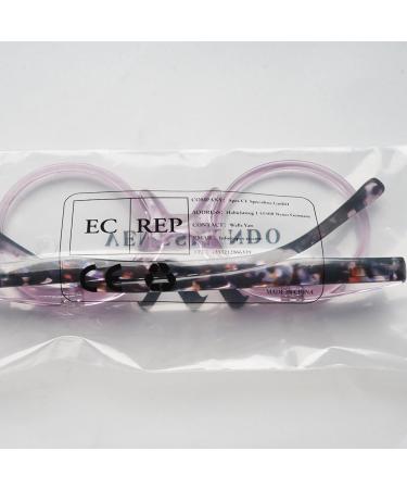 Vevesmundo Flip-Up Reading Glasses - Round Makeup Glasses with Foldable Lenses (+1.0 to +4.0) - Stylish Brown Design for Enhanced Vision - Buy Online on GoSupps.com