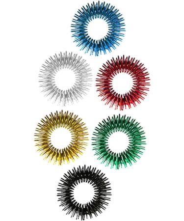 Ultechnovo 12 StK Game Set - Mini Toys for Kids | Spiky Finger Massage Roller & Acupressure Rings | Ideal for Elementary School Play - Buy Online on GoSupps.com