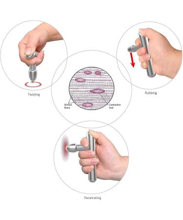 T-Bar Massager | Stainless Steel Trigger Point & Deep Tissue Massage Tool for Myofascial Release - Buy Online on GoSupps.com