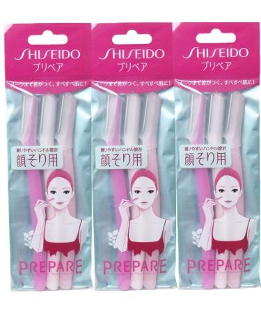 Shiseido Prepare Facial Razor Large for Women 9-Pack - Includes Oil Blotting Paper - Buy Online on GoSupps.com