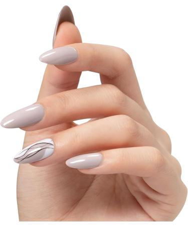 MEGIOR Grey Gel Nail Polish 15ml Cream Grey Gel Polish 1PCS Soak Off UV LED Nail Gel Polish for Nail Art Manicure Salon DIY Home for Women Girls Nails - Buy Online on GoSupps.com