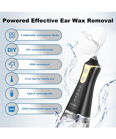 Efficient Ear Wax Removal Kit - EnjoyNest Ear Cleaner with 4 Modes | Safe Ear Irrigation System & 8 Tips for Effective Earwax Buildup Solution - Buy Online on GoSupps.com