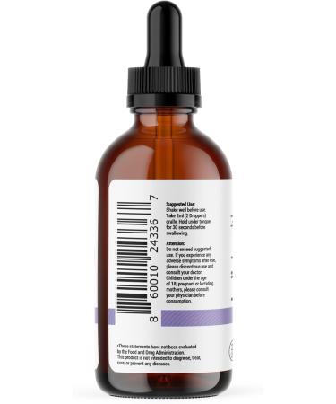 Magnesium Glycinate Liquid Supplement - 100mg Bisglycinate for Calm & Joint Support - Lemon Flavor - 30 Day Supply for Women  Men & Kids - Buy Online on GoSupps.com