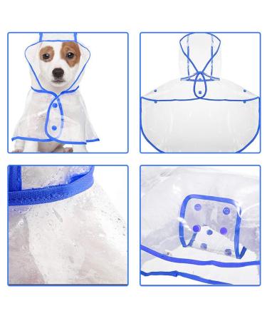 Buy Blue Dog Rain Jacket | Waterproof Raincoat for Small & Large Dogs - Durable & Stylish - Buy Online on GoSupps.com