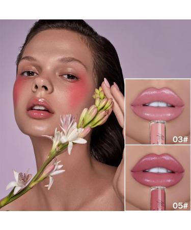 2PCS Waterproof Cream Lip Gloss - Non-Fading Moisturizing Liquid Lipstick for Women | Vivid Colorful Makeup 2024 - Buy Online on GoSupps.com
