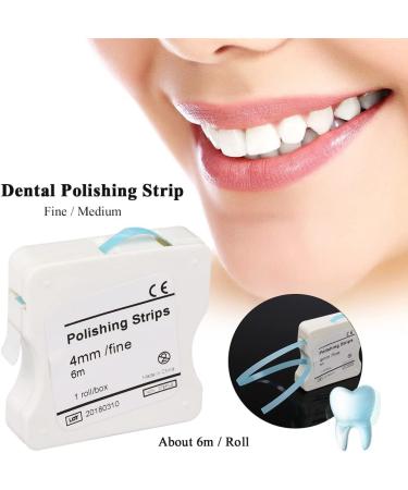 Moochoo Dental Polishing Strip 4mm - Resin Tooth Whitening & Sanding Tool | 1 Roll/Box - International Shipping Available - Buy Online on GoSupps.com