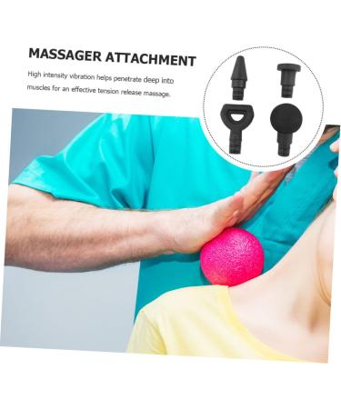 Frcolor Fascia-Head Muscle Device Accessories Deep Tissue Massage & Vibration Relaxation 9x6x2cm Black - Buy Online on GoSupps.com