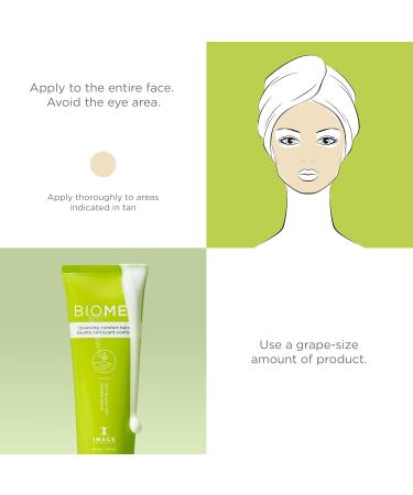 IMAGE Skincare BIOME+ Cleansing Comfort Balm Microbiome Friendly Gentle Cleanser Reduces Moisture Loss 118 mL - Buy Online on GoSupps.com