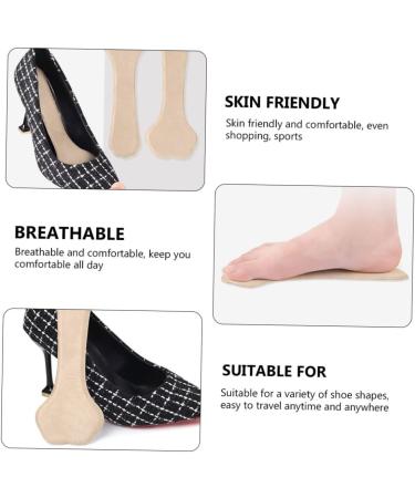 Buy 5 Pairs Anti-Wear Seven-Point Pad Gel Insoles for Women | Skin-Friendly Shoe Inserts for Travel | Comfort & Support - Buy Online on GoSupps.com