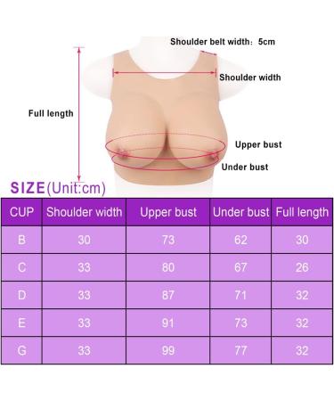 Realistic WXL PCGO C Cup Artificial Breast Shapes - Prostheses for Crossdressers Drag Queens & Transgender Cosplay - International Shipping - Buy Online on GoSupps.com