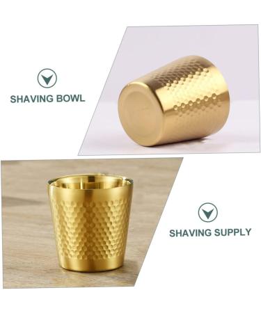 Minkissy 2-Pack Razor Shell Cup - Stainless Steel Shaving Foam Holder for Men | Durable 304 Metal Shaving Accessories - Buy Online on GoSupps.com