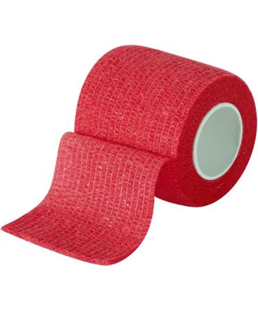 Sports Tape for Athletes - Non-Sticky Easy to Tear First Aid Injury Wrap for Fingers Ankles and Wrists - 1.97in x 14.75ft - Red - Buy Online on GoSupps.com