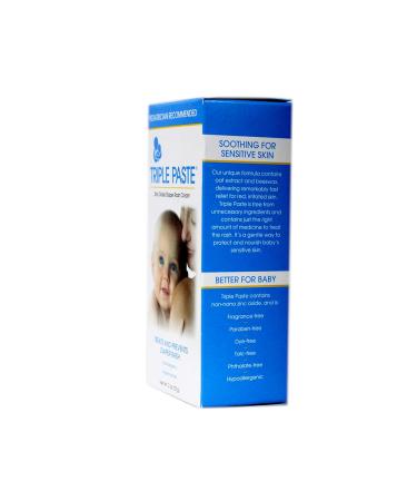 Triple Paste Medicated Ointment for Diaper Rash - Hypoallergenic 2 oz (Pack of 1) - Buy Online on GoSupps.com