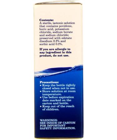 Bausch & Lomb ReNu MultiPlus Lubricating and Rewetting Drops 0.27 oz - Pack of 3 - Buy Online on GoSupps.com