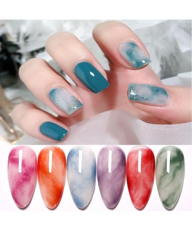15ML DIY Gradient UV Lamp Need LED Lamp Phototherapy Semi Permanent Bloom Nail Gel Nail Polish Gel - (Color: A) - Buy Online on GoSupps.com